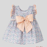 Abito Bambina Calamaro Baby 21288 fantasia 21288-N AZZURRO CALAMARO BABY 