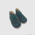 Polacchina PANYNO bambina B3533 Verde B3533 PIEL SERRAJE VERDE BOTELLA PANYNO 