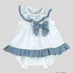Completo neonata Calamaro baby 22084 bianco 22084 AZZURRO CALAMARO BABY 