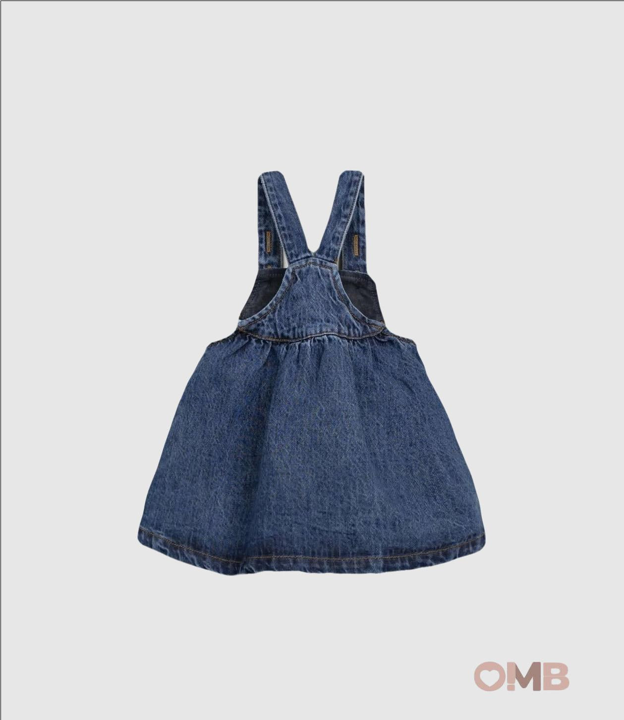 Abito Play Up neonata 2AR11457 Denim 2AR11457 DENIM PLAY UP 