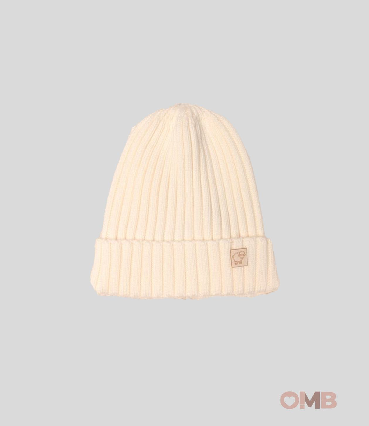 Cappello Maglificio di Verona bambina 15409 Panna pura lana merino<BR/> 15409 PANNA MAGLIFICIO VERONA 