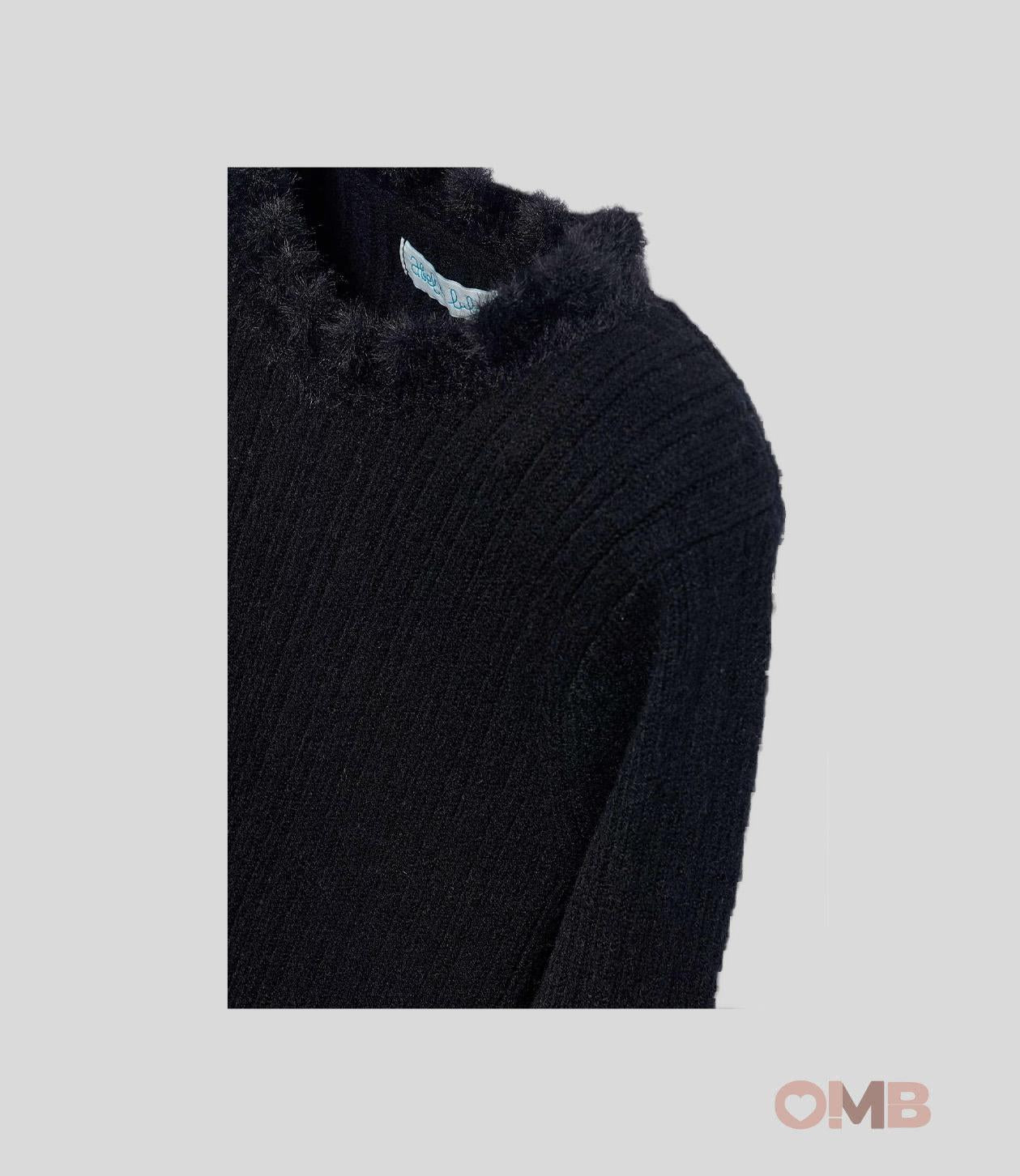 Maglia Abel&Lula bambina 5835 Nero<BR/> 5835 NERO ABEL&LULA 