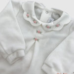 Tutina Neonata PEPECE' 7440 Bianco 7440 BCO-ROSA PEPECE' 