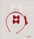 Cerchietto neonata SIENA 7439 Rosso