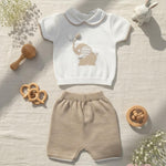 Completo PRIMODI BEBE neonato 3405 25 Bianco 3405.25 TORTORA PRIMODI BEBE 