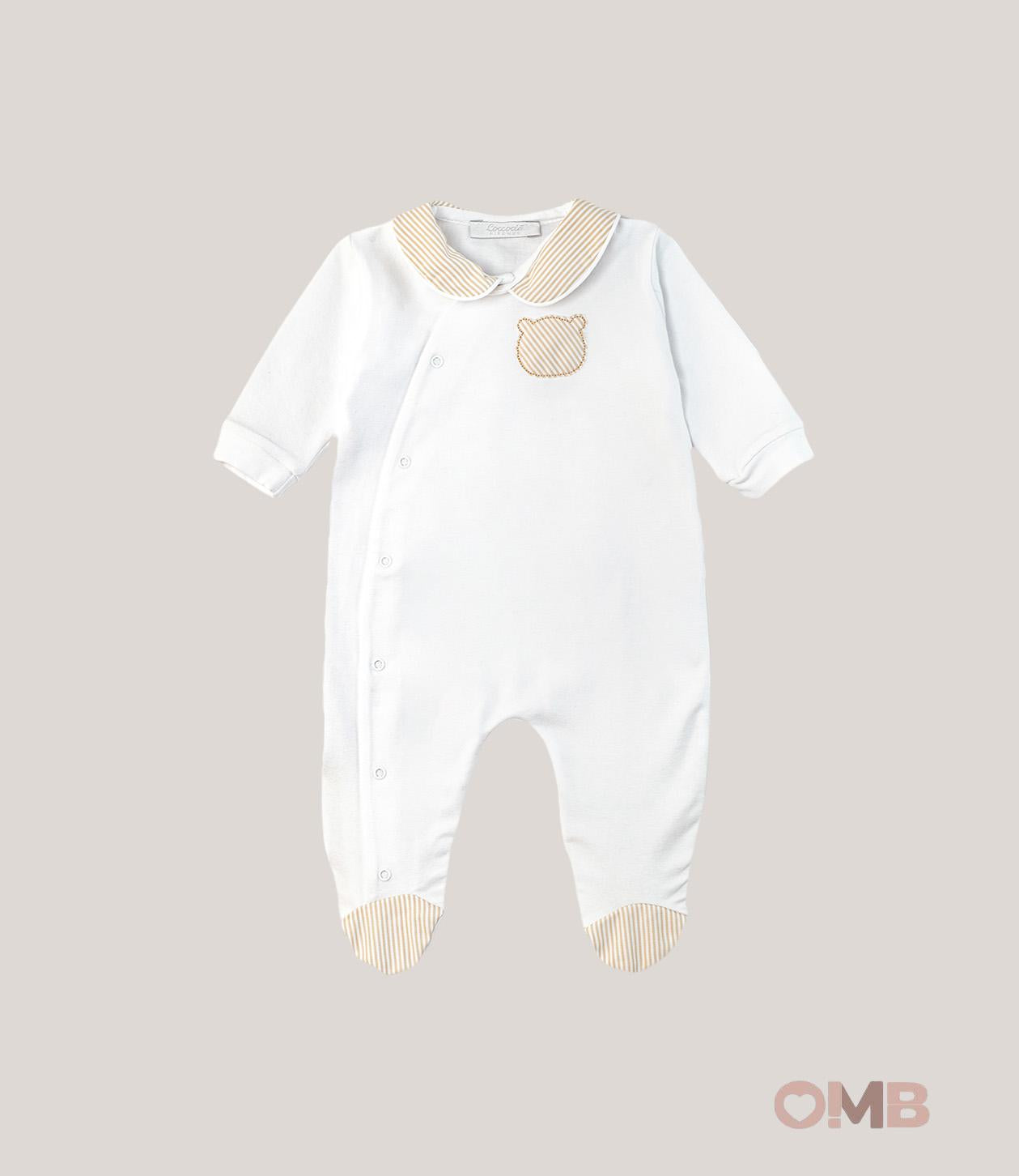 Tutina neonato COCCODE C63007 Bianco C63007 3ORSI COCCODE 