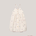 Abito bambina PLAY UP 4AS11452 Panna 4AS11452 ANANAS PLAY UP 