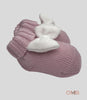 Babbucce Neonata Baby Lord 701 rosa antico