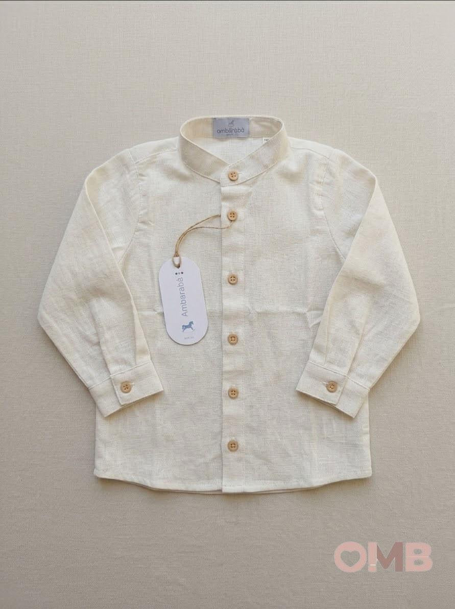 Camicia neonato AMBARABA' FM41165 Panna FM41165 PANNA AMBARABA' 