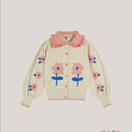 Cardigan EMILE ET IDA bambina AD182A Beige AD182A BEIGE EMILE ET IDA 
