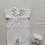 Set nascita neonata PRIMODI BEBE 3615510 Bianco<BR/> 3615.5-10 BIANCO/ROSA PRIMODI BEBE 