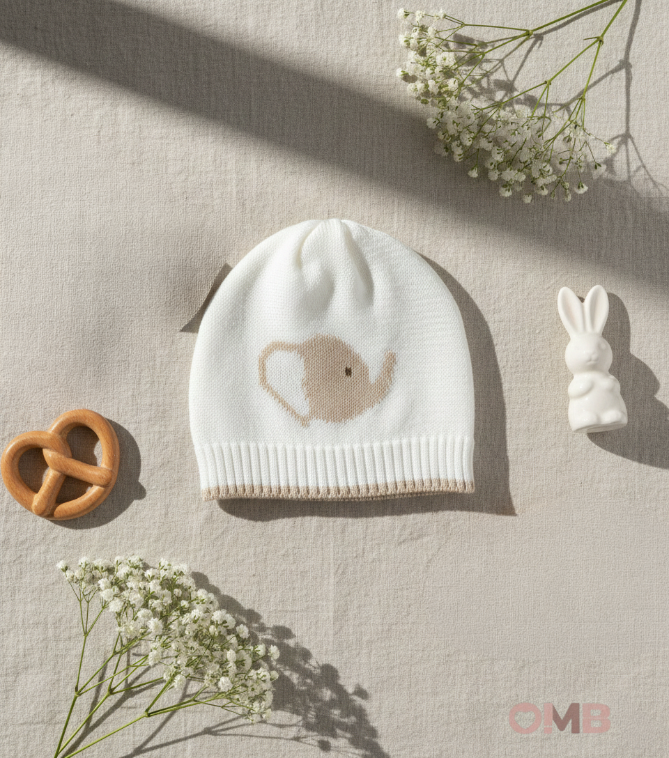 Cappello PRIMODI BEBE neonato 3604 9 Bianco 3604.9 BIANCO-SABBIA PRIMODI BEBE 