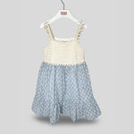 Abito Lalalu bimba VTL180CIELO celeste VTL180 CIELO LALALU 