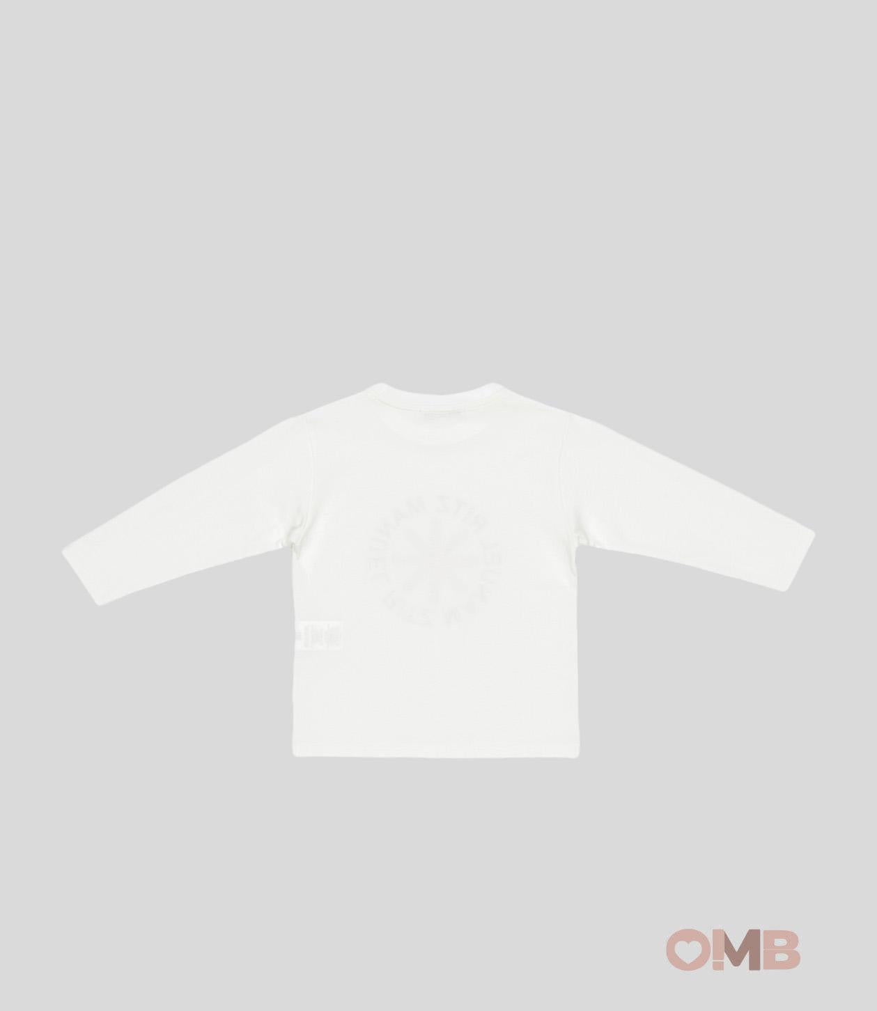 T-shirt Manuel Ritz bambino 3188 Bianca<BR/> 3188 LATTE MANUEL RITZ 