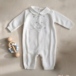 Tutina neonato PEPECE' 7715R4 Bianco 7715R4 BIANCO-CIELO PEPECE' 