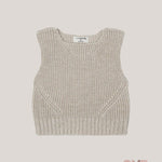 Gilet neonato 1+IN THE FAMILY MONTUIRI Beige MONTUIRI BEIGE 1+INTHEFAMILY 