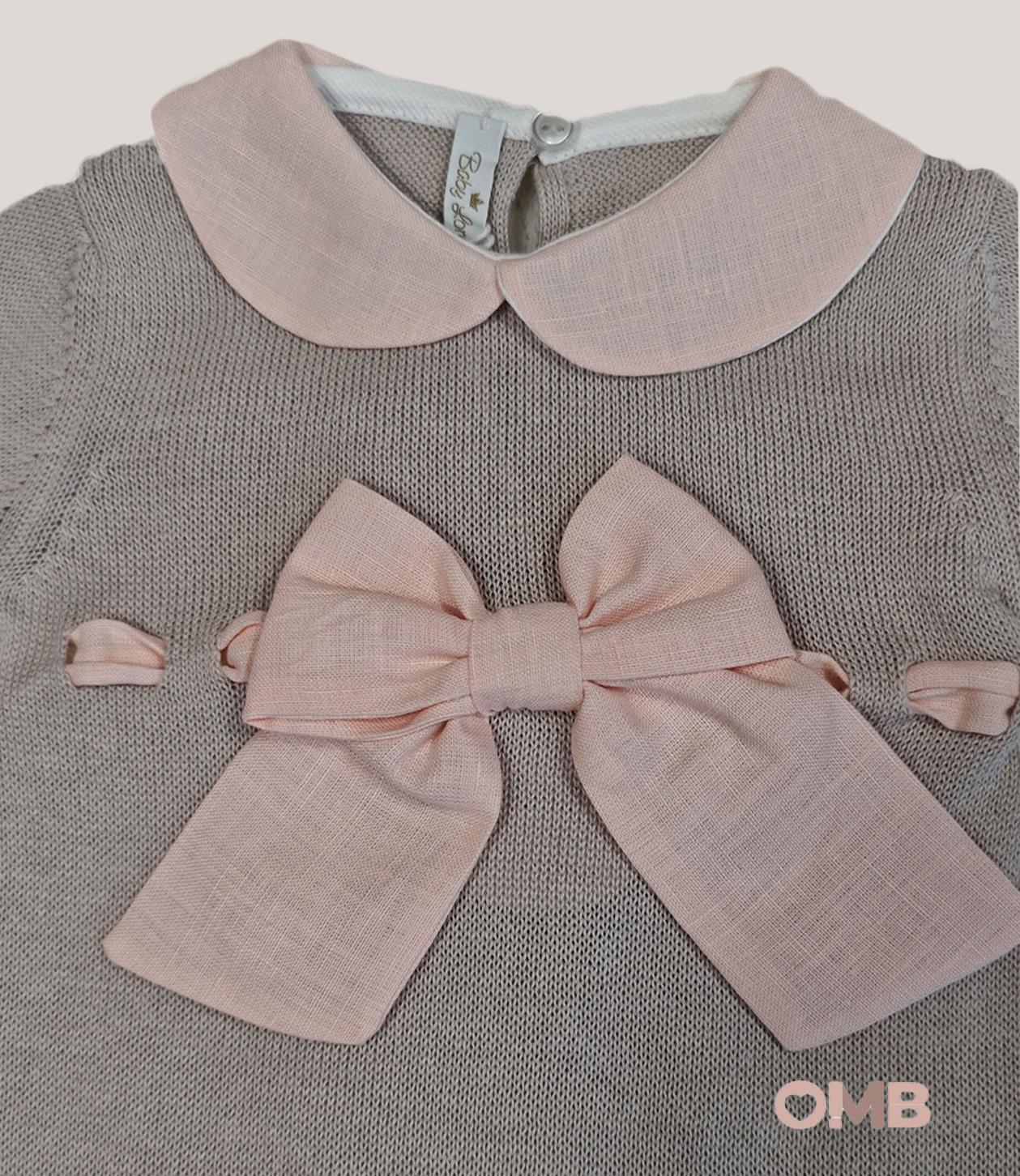 Tutina BABY LORD neonata 352 Sabbia 352 SABBIA-ROSA BABY LORD 