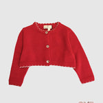 Cardigan MAGLIFICIO VERONA neonata 45428 Rosso 45428 ROSSO MAGLIFICIO VERONA 