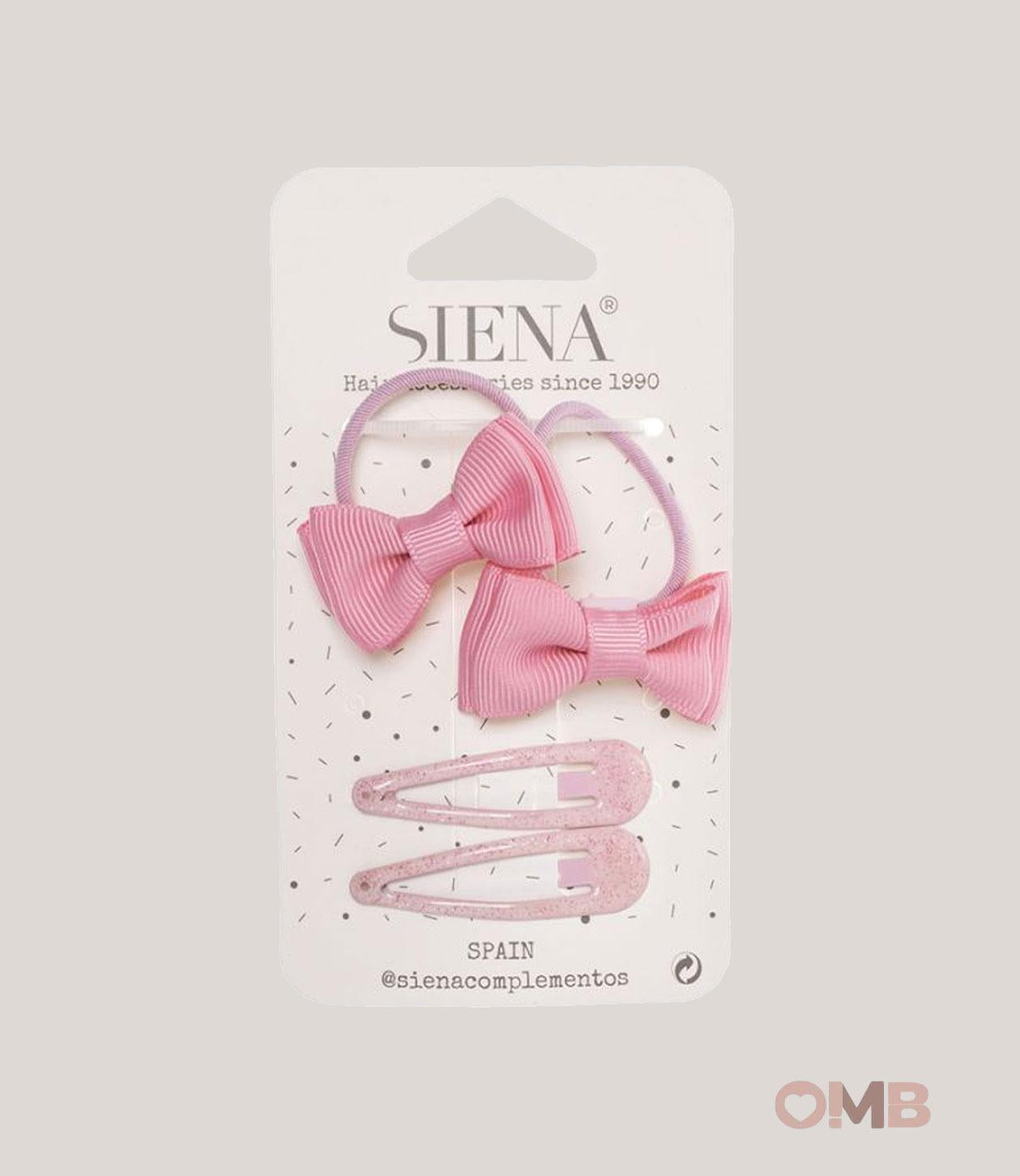 Set mollette e codini Siena Neonata 6812 fucsia chiaro 6812 FUCSIA CHIARO SIENA 