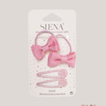 Set mollette e codini Siena Neonata 6812 fucsia chiaro 6812 FUCSIA CHIARO SIENA 