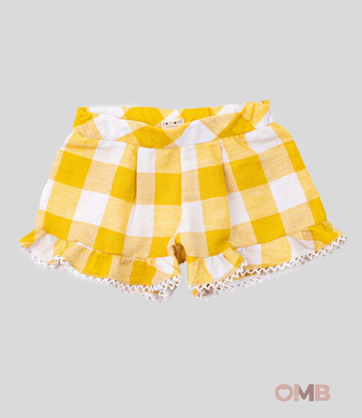 Shorts Coccodè Bambina 326 giallo 326 GIALLO COCCODE 