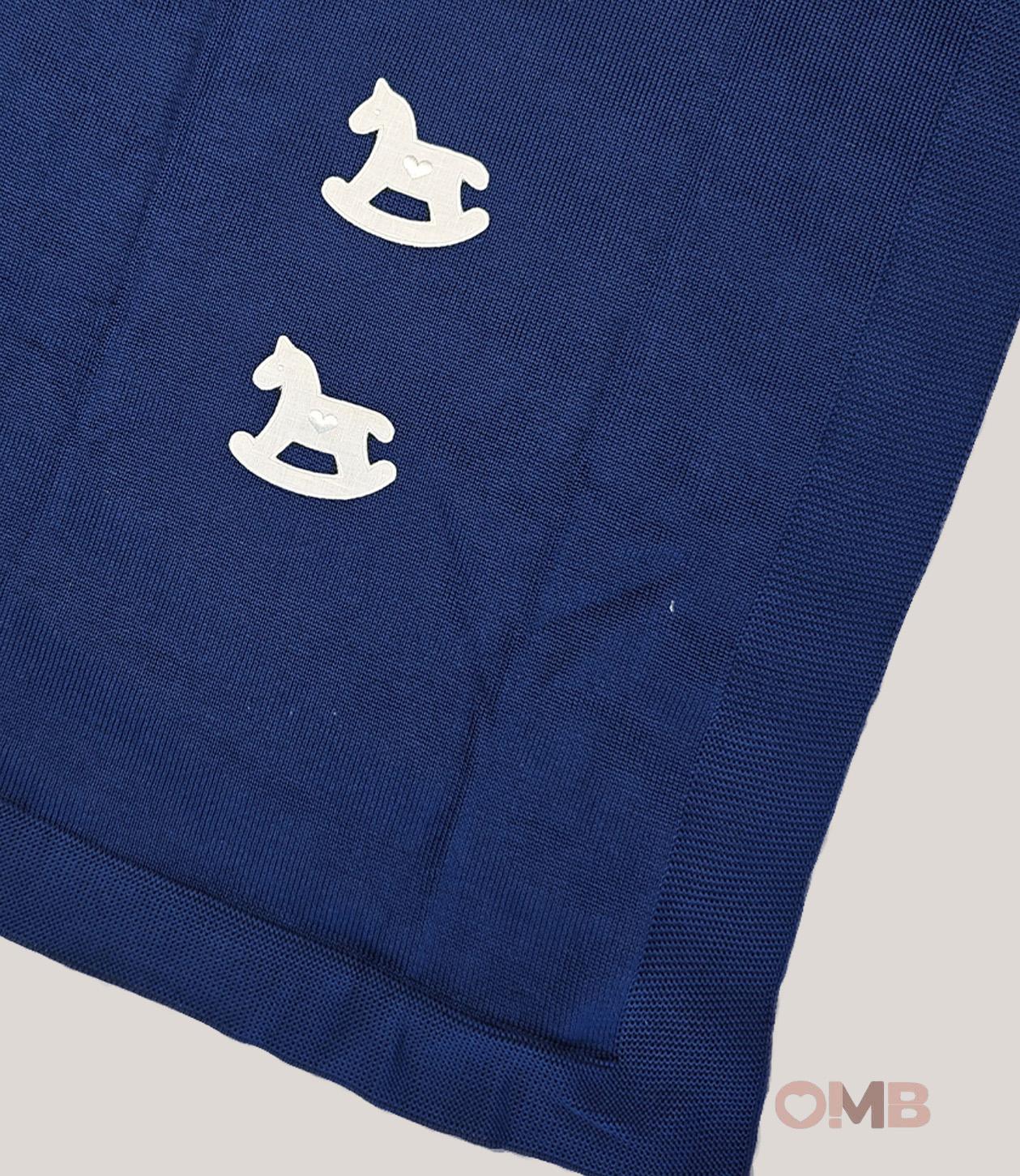 Coperta BABY LORD neonato 199 Blu<BR/> 199 BLU BABY LORD 
