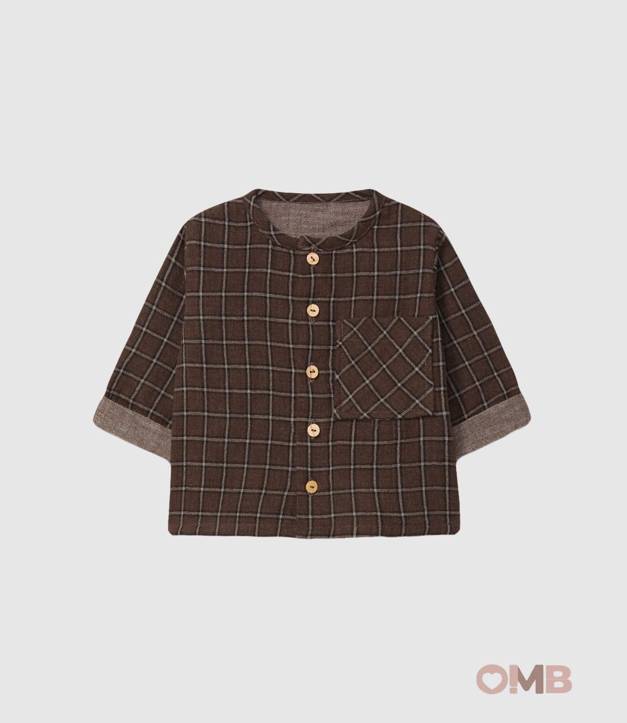 Camicia Snug neonato 123R83 Marrone 123R83 MARRONE SNUG 