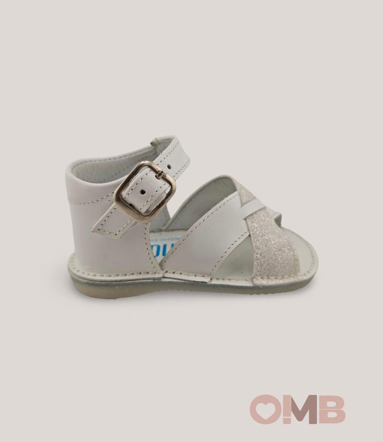 Sandali Indice Neonata 364 bianchi <BR/> 364 BIANCO INDICE 
