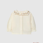 Camicia Snug neonata 112Q91 Panna<BR/> 112Q91 PANNA SNUG 