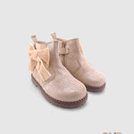 Stivale PANYNO bambina B3127 Beige<BR/> B3127 PIEL SERRAJE PUNTINI VISION PANYNO 