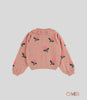 Cardigan Emile et Ida neonata AC124 Rosa