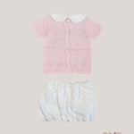 Completo BABY LORD neonata 585 Rosa 585 ROSA-BIANCO BABY LORD 