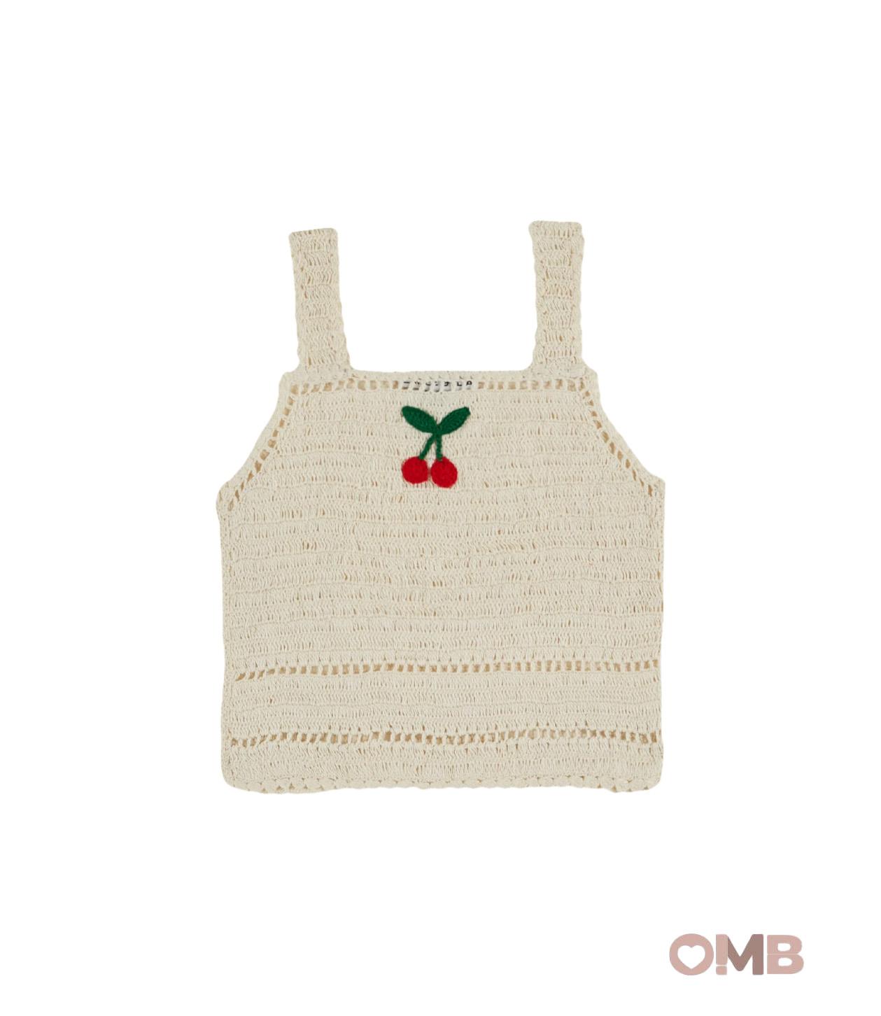 Top EMILE ET IDA bambina AD104A Crema AD104A CREMA EMILE ET IDA 