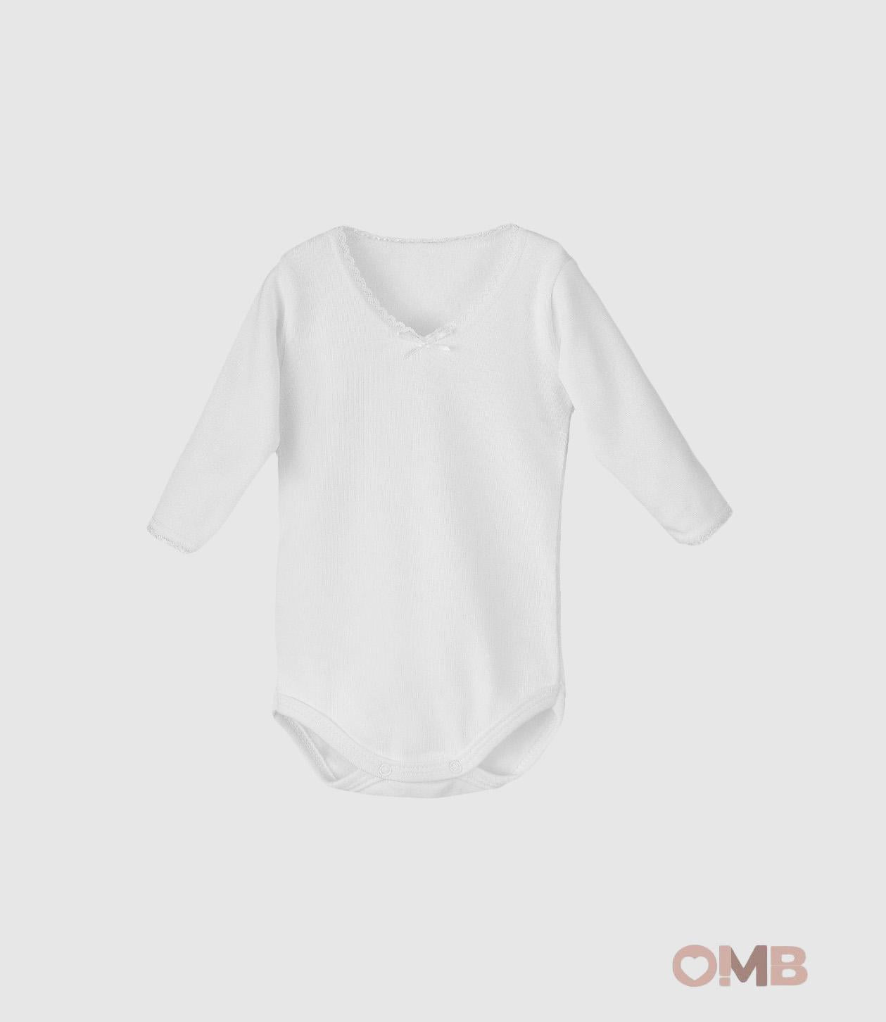 Body CALAMARO BABY neonata 19088 Bianco 19088 BIANCO CALAMARO BABY 