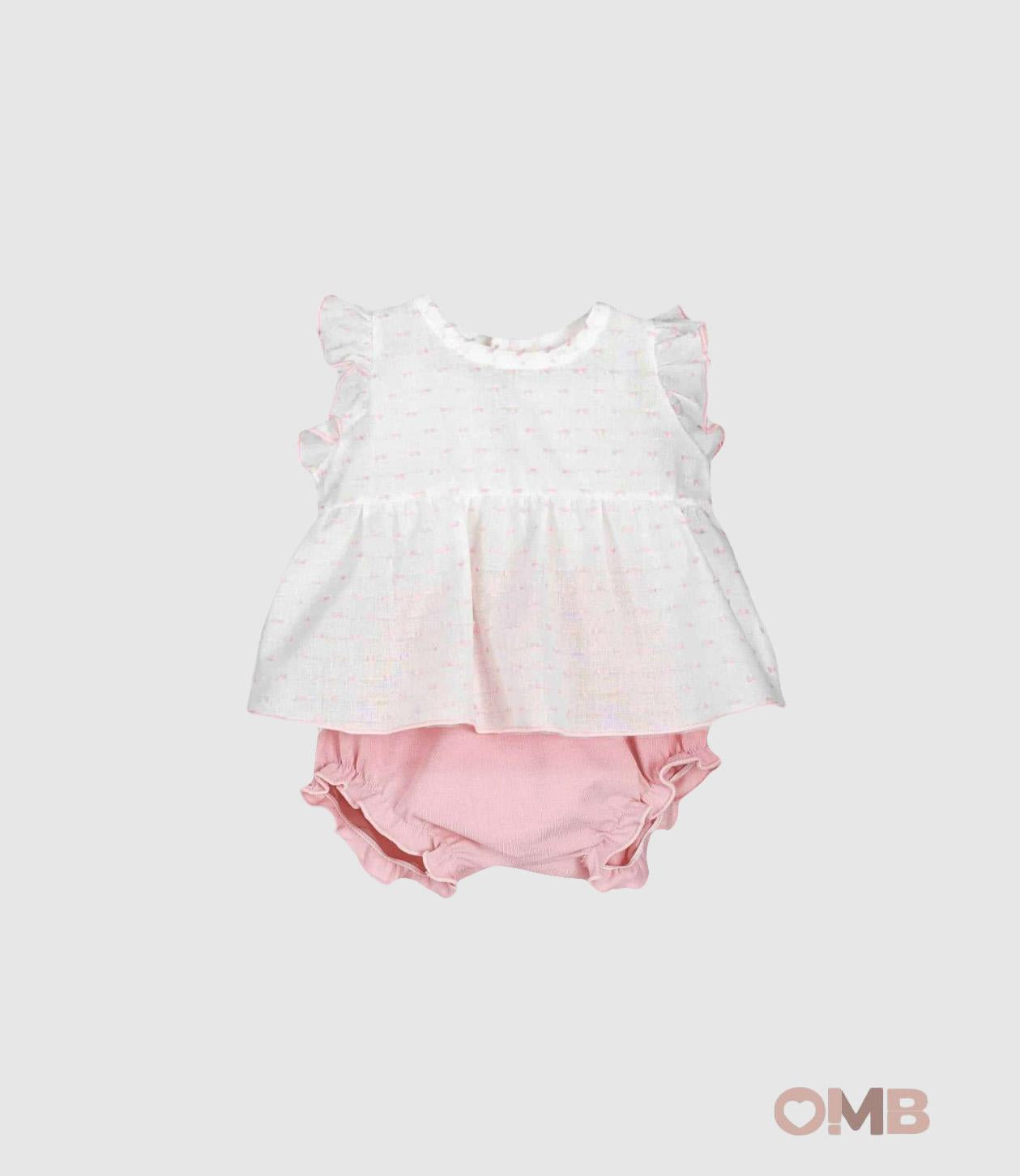 Completo CALAMARO BABY neonata 11277 Rosa 11277 ROSA CALAMARO BABY 