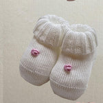 Set nascita neonata PRIMODI BEBE 3615910 Bianco<BR/> 3615-9-10 BIANCO/ROSA PRIMODI BEBE 