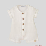 Salopette Neonato Calamaro Baby 32443 bianco 32443-B BIANCO CALAMARO BABY 