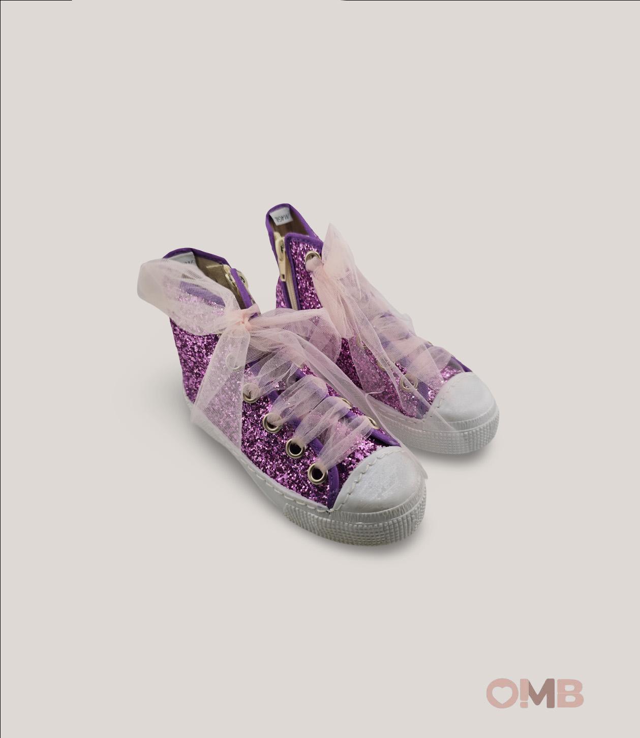 Sneakers bambina MAGIL GLITTER LILLA<BR/> GLITTER LILLA LILLA MAGIL 