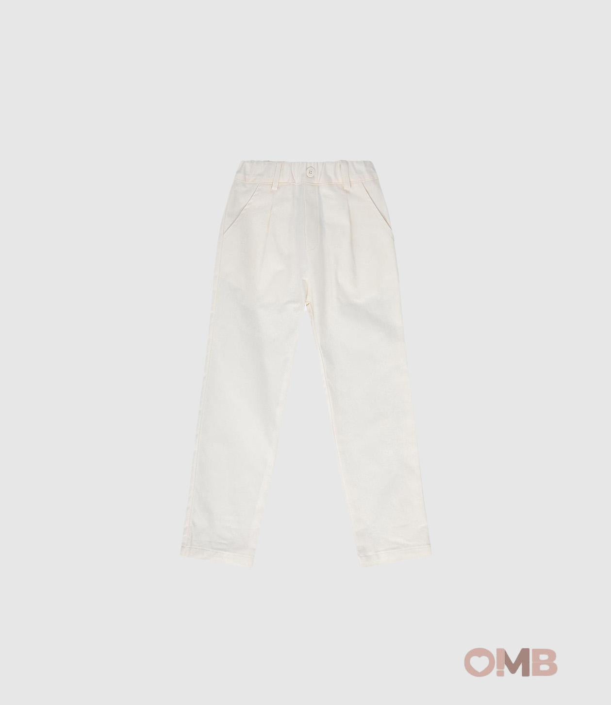 Pantalone Lalalu bambino PTL150 Bianco PTL150 LATTE LALALU 