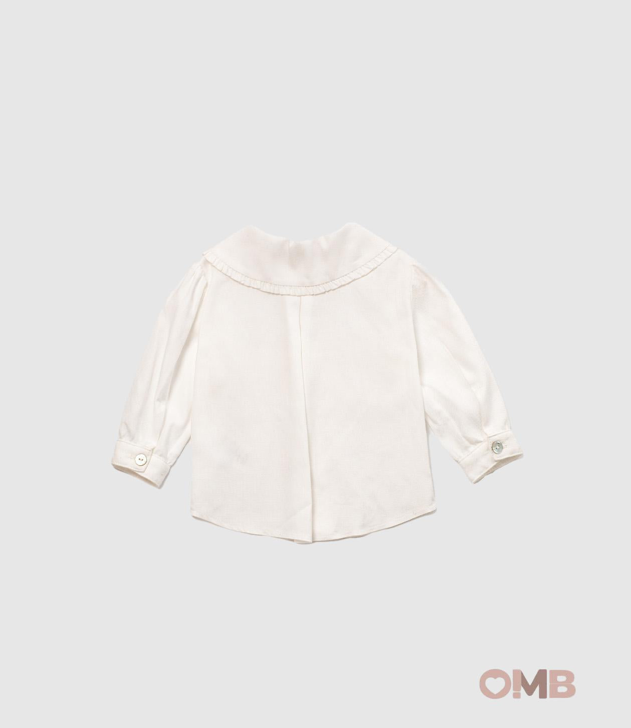 Camicia Coccode neonata 62180 Panna<BR/> 62180 PANNA COCCODE 