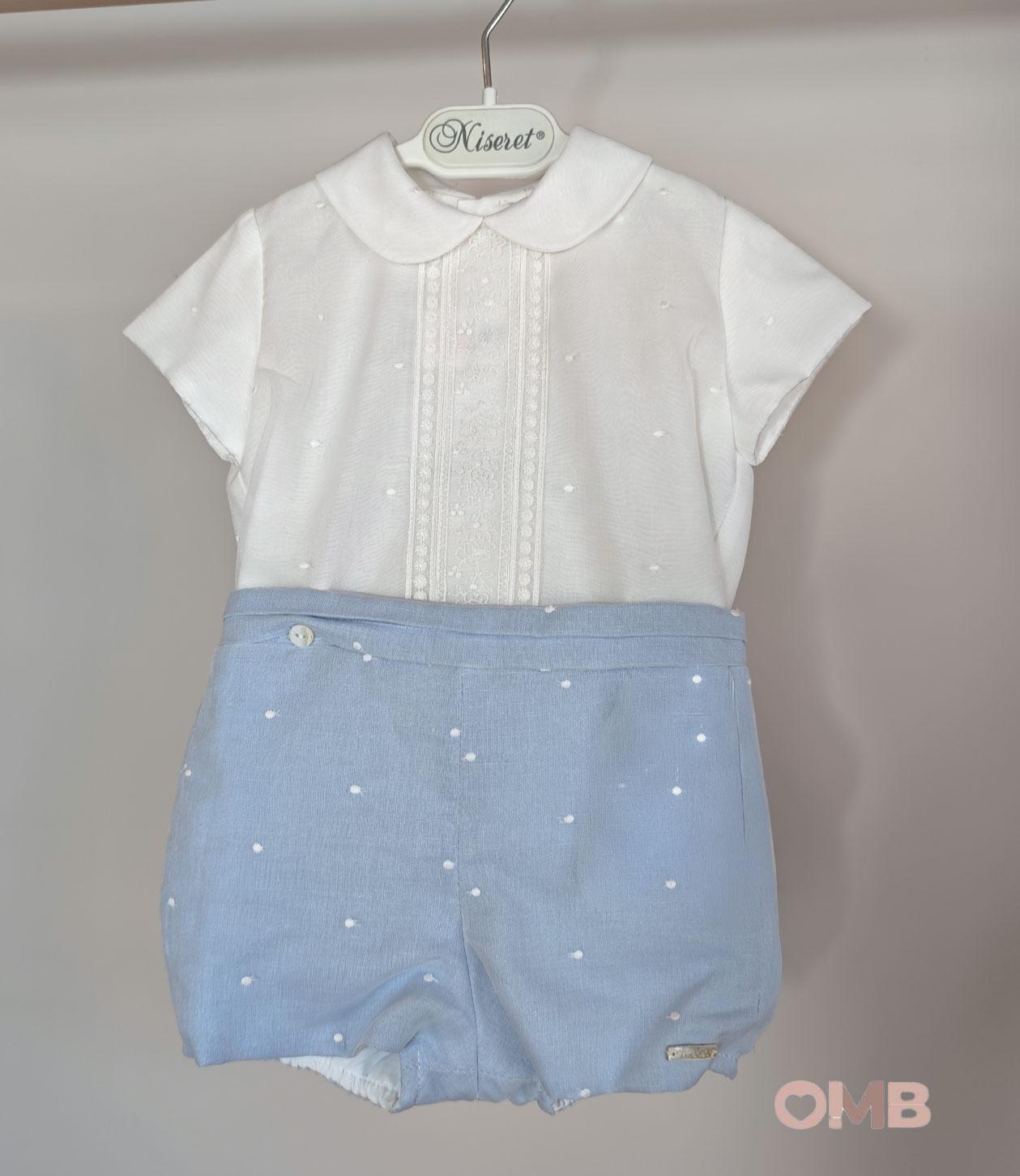 Completo neonato NISERET 5701 Celeste 5701 CELESTE NISERET 
