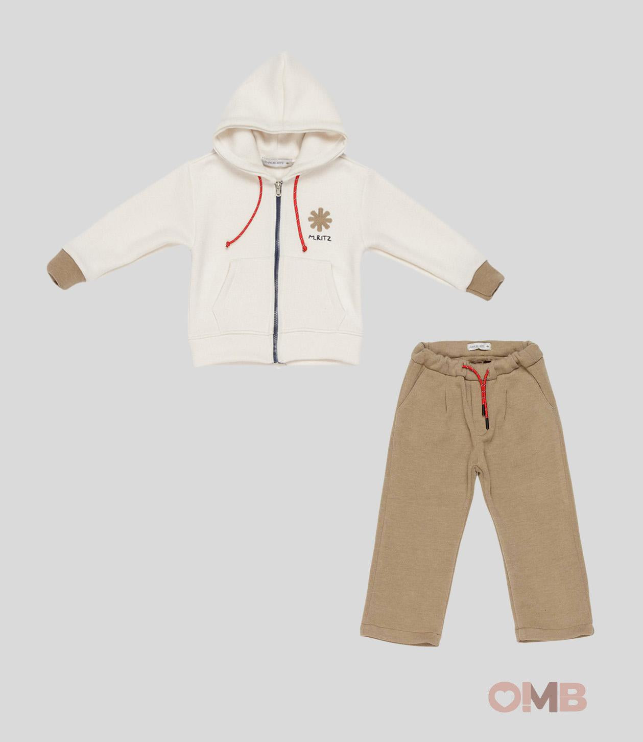 Tuta Manuel Ritz bambino 3197/3194 Beige 3197/3194 CREMA-CAMM MANUEL RITZ 
