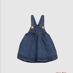 Abito Play Up neonata 2AR11457 Denim 2AR11457 DENIM PLAY UP 
