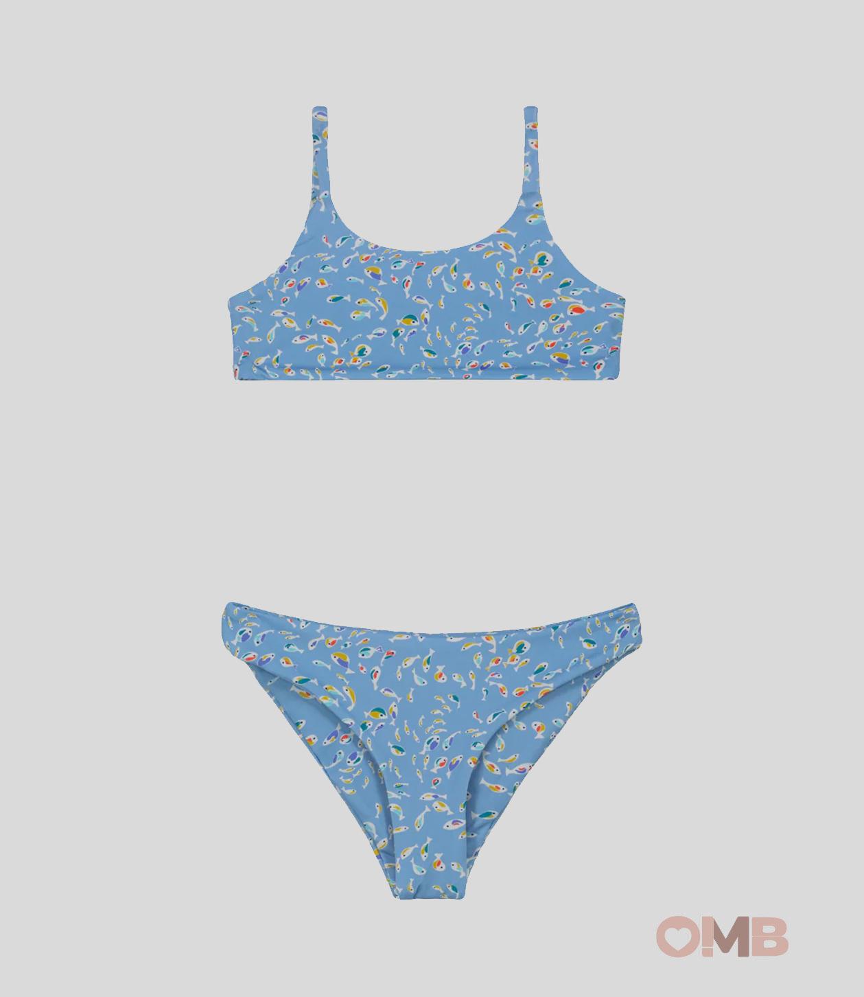 Costume Bambina Pesciolino Rosso BKK Liberty celeste <BR/> BKN PESCI PESCIOLINO ROSSO 