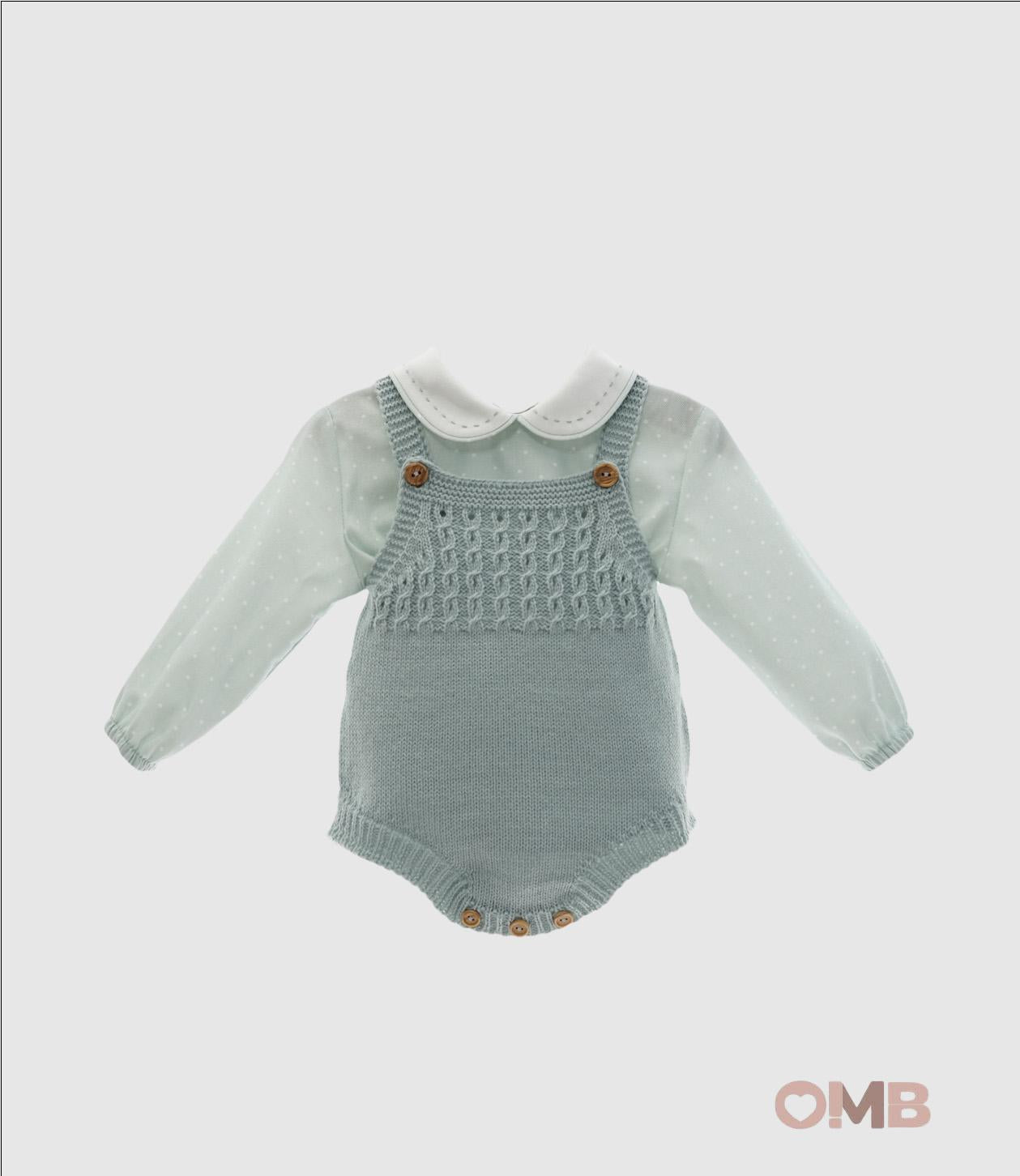 Completo Yoedu neonato 1019 Celeste <BR/> 1019 SETA YOEDU 