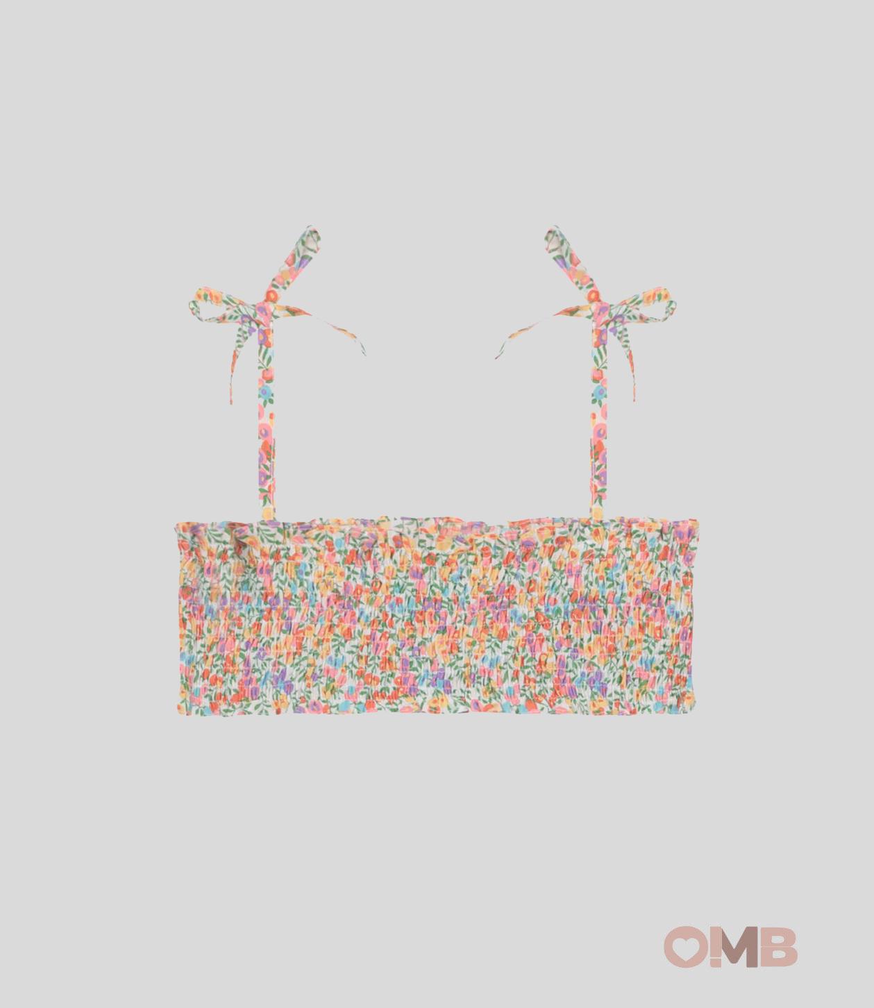 Top Bambina Pesciolino Rosso Top arancio TOP FIORI PESCIOLINO ROSSO 