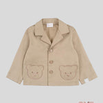 Giacca Nanàn neonato 187BEIGE orsetto 187 BEIGE NANAN 