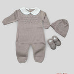 Tutina Neonato BABY LORD 388 Beige 388 SABBIA BABY LORD 