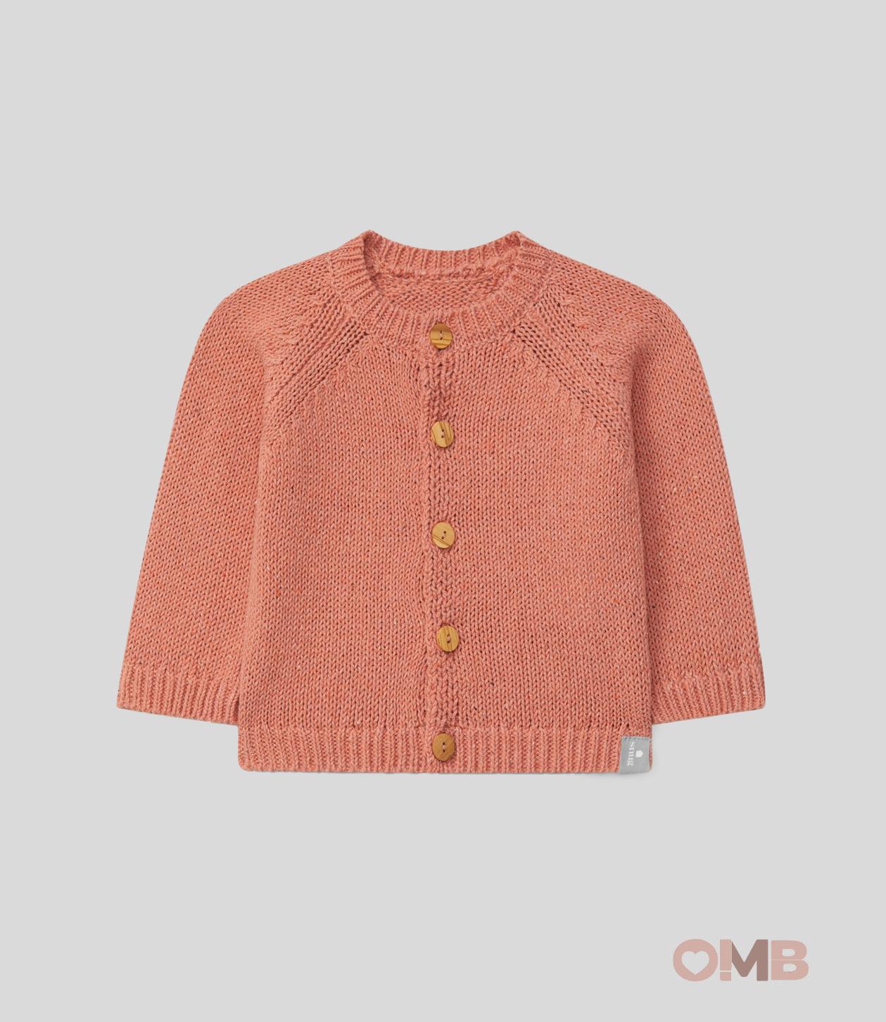 Cardigan Nanàn neonata 10140ROSA 10140 ROSA SNUG 