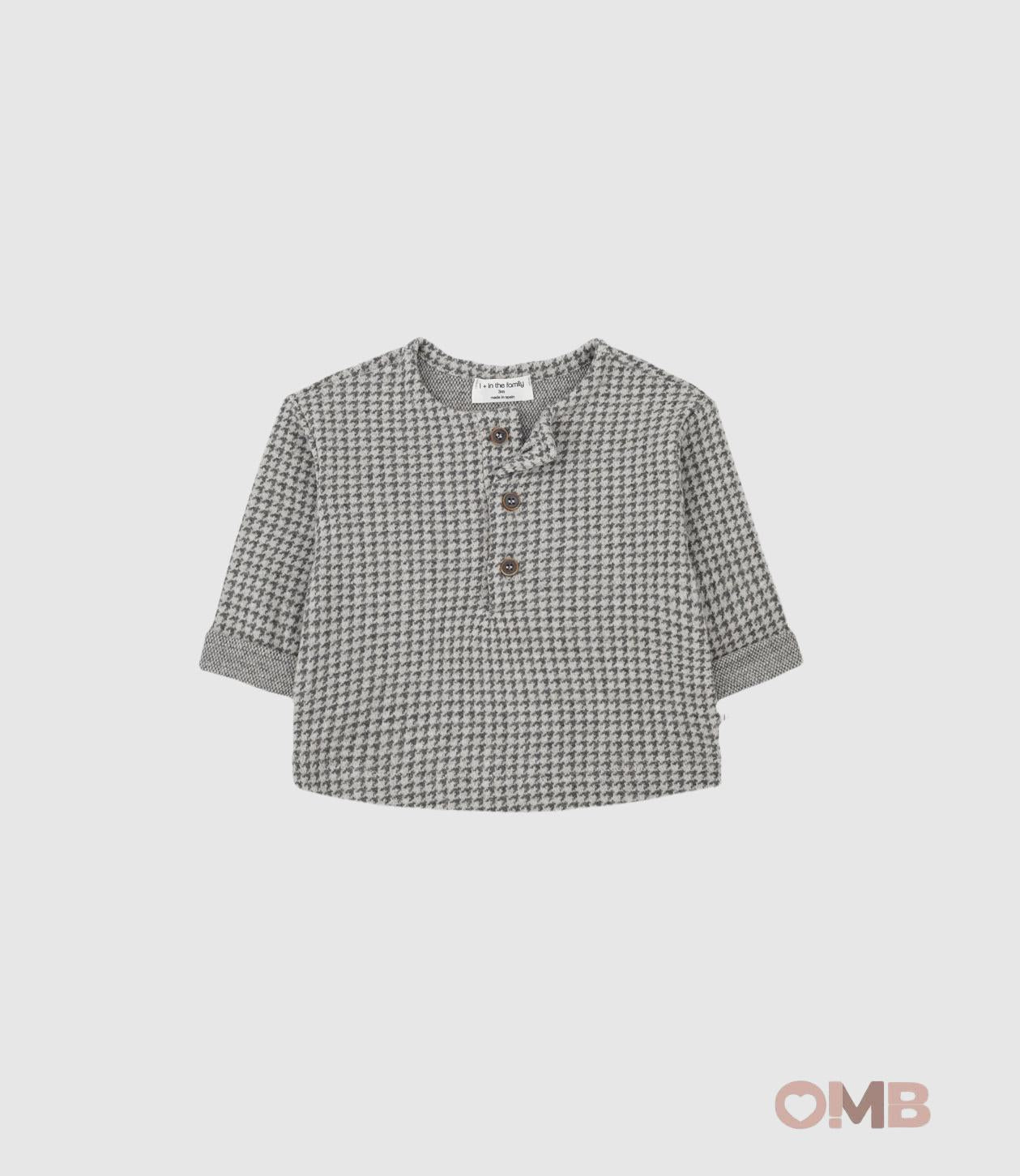 T-shirt 1+INTHEFAMILY neonato IGNASI Grigia IGNASI GRIGIO 1+INTHEFAMILY 